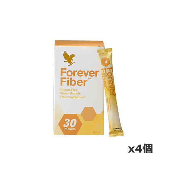 【4個セット】FLPフォーエバーファイバー（食物繊維含有食品）183g（6.1g×30本） [Forever Living Products]