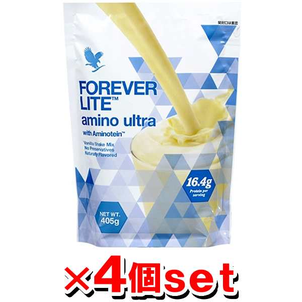 【4個セット】FLPフォーエバーライト（アミノウルトラ）405g [ホエイプロテイン][Forever Living Products]