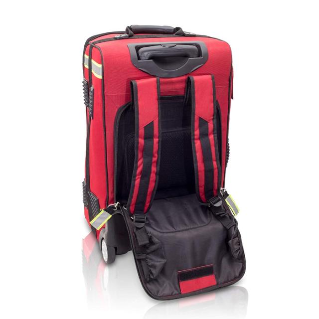 日進医療器 EB 呼吸器系用トロリーバッグ(EB02-025)レッド その他防災関連