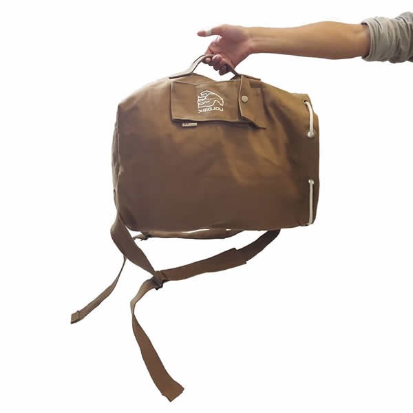 国内正規品】NORDISK ノルディスク Kongsberg Classic Duffle クラシック ミニダッフル 40L  クッキーブラウン[143006]( 収納バッグ ダッフルバッグ