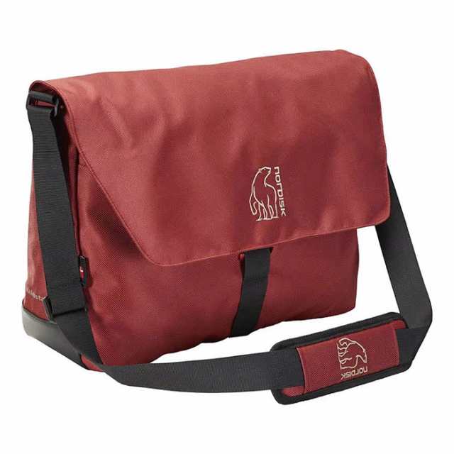 【国内正規品】NORDISK ノルディスク Halmstad 12 Messenger Burnt Red (12L メッセンジャーバッグ レッド)[133097]