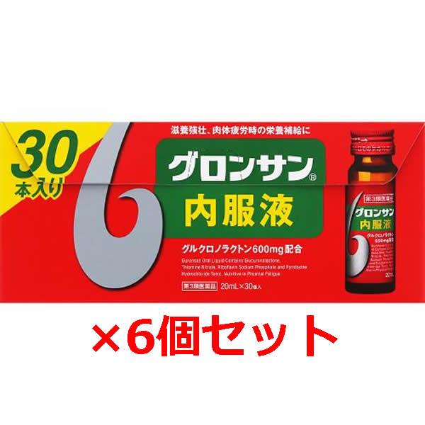 第3類医薬品】[レック]グロンサン内服液 20ml ×30本 ×6個セット (栄養