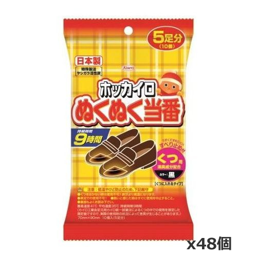興和 ホッカイロ ぬくぬく当番 くつ用 5足分 x 48個