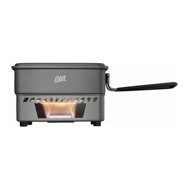 ESBIT エスビット 1100ml クックセット 固形燃料用クックセット ポット 五徳 クッカー ストーブ バーナー コンロ 調理 クッキング キャ