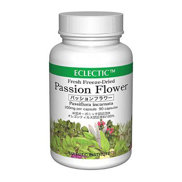 ECLECTIC パッションフラワー(トケイソウ)200mg×90カプセル FFD90(快眠サポートに)E142(健康食品 ハーブエキス サプリメント)※お取り寄