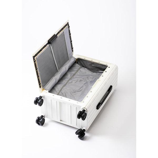 &.FLAT(アンドフラット) キャリーバッグ 35L 世界最薄 折りたたみ TSA