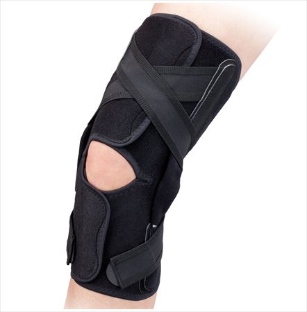 アルケア（ALCARE） 医療用品 ニーケアー・クロスベルト クロスベルト・側方制限付膝サポーター 19311 LL_1