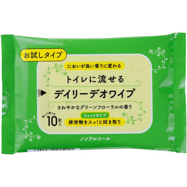 ALCARE アルケア デイリーデオワイプ お試し10枚*100個入り オストメイト ストーマ アクセサリー ストーマ装具用排出口拭き取りシート