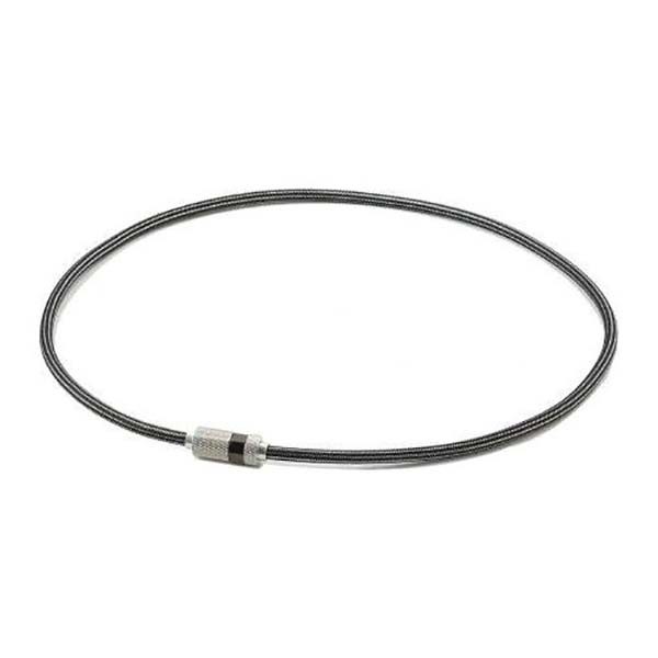 ファイテン PHITEN ユニセックス RAKUWA磁気ネック ローレット シルバー/ブラック 50cm ネックレス アクセサリー 血行改善 TG898053の通販は