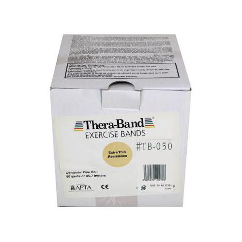 D&M トレーニング エクササイズバンド セラバンド/50ヤード(45m）タン【エクストラシン】 老若男女 トレーニング ストレッチ リハビリの通販は