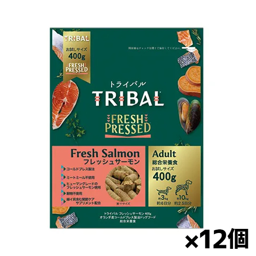 トライバル ドッグ フレッシュサーモン 12kg TRIBAL ドッグフード
