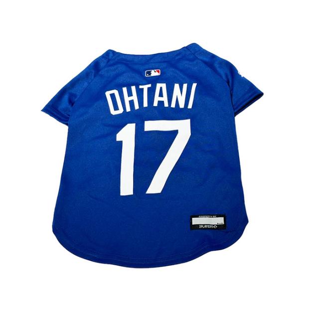 MLB公式 ロサンゼルス ドジャース 大谷翔平選手モデル ユニフォーム 野球 ジャージ ブルー 3XLサイズ Los Angeles Dodgers ペット(ペッ・