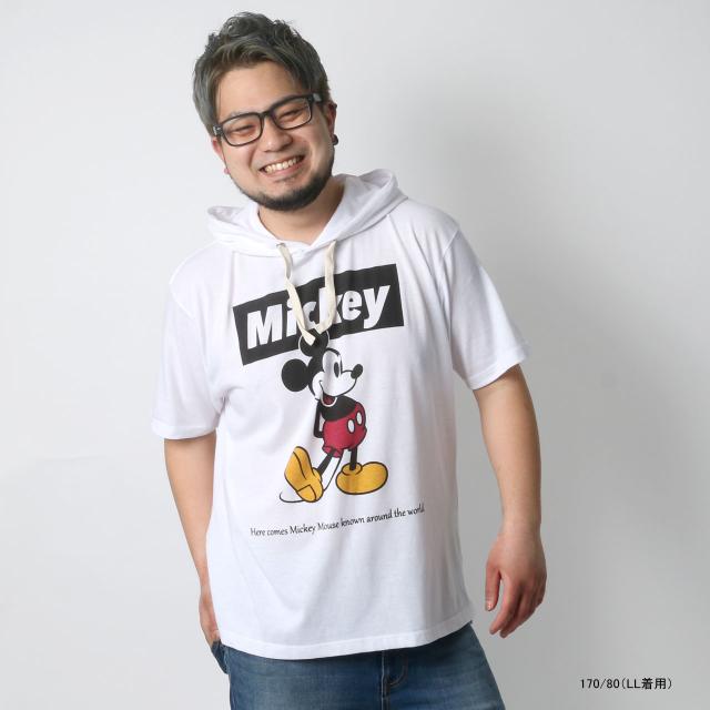 3l 大きいサイズ メンズ Tシャツ 送料無料 Disney パーカー 半袖 薄手 ミッキーマウス プルパーカー カジュアル カットソー カップルコーの通販はau Pay マーケット 大きいサイズのマルカワ