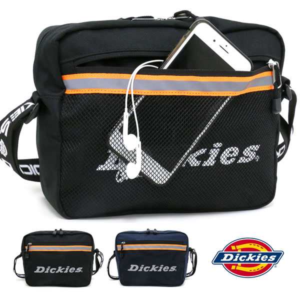 送料無料 Dickies ショルダーバッグ メンズ 冬 リフレクティブテープ