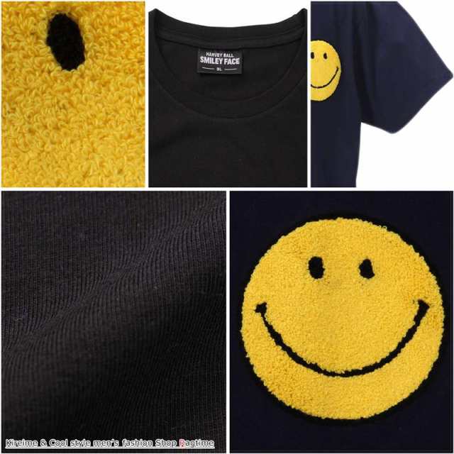 Tシャツ 大きいサイズ メンズ Smiley Face スマイリーフェイス ニコちゃんマーク ニコニコ C 05の通販はau Pay マーケット ラグタイム