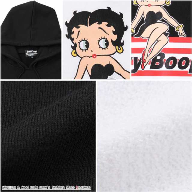 プルオーバーパーカー BETTY BOOP ベティブープ 大きいサイズ メンズ