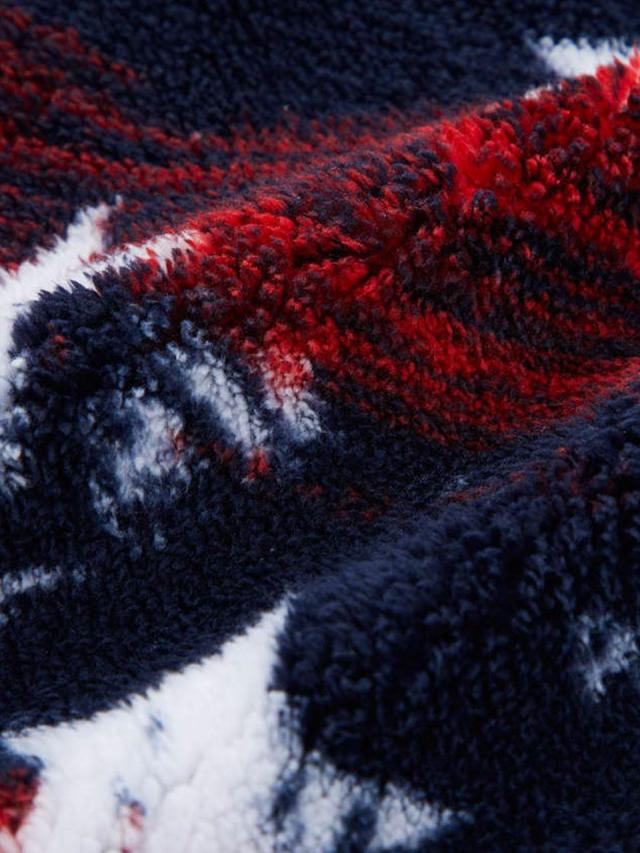 フリースジャケット 総柄 大きいサイズ メンズ 蓄熱 暖か ボアブルゾン スター 星柄 お洒落 C041005-01の通販は