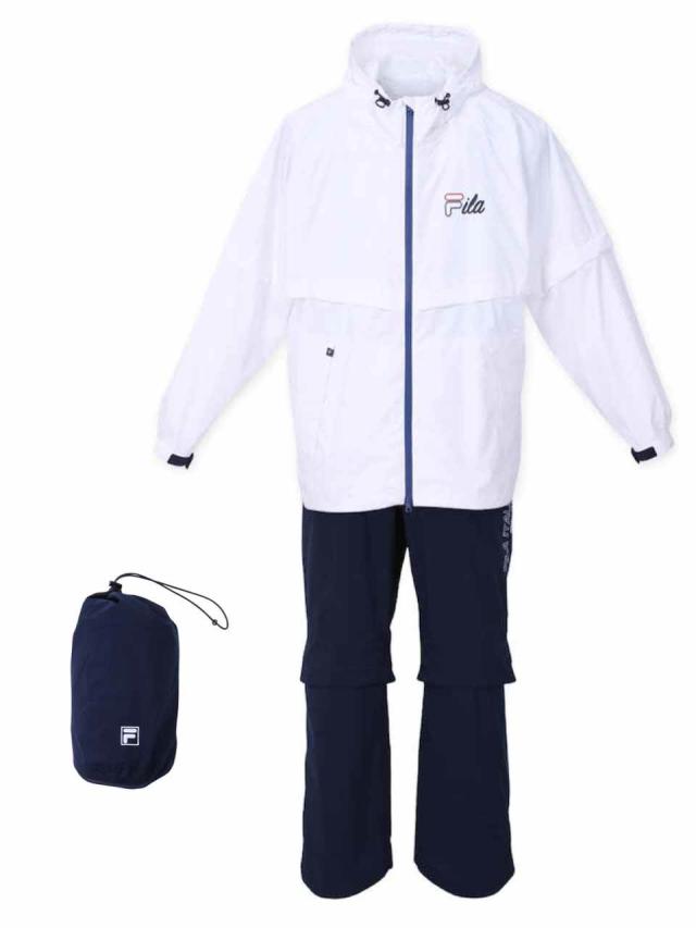 レインウェア 上下 大きいサイズ メンズ 合羽 レインコート FILA GOLF 機能的 おしゃれ C050614-01 レインウェア 上下 大きいサイズ メンズ 合羽 レインコート FILA GOLF