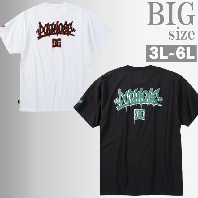 プリントTシャツ DC SHOES ディーシーシューズ 大きいサイズ メンズ ロゴ デザイン ペイント C070317-08