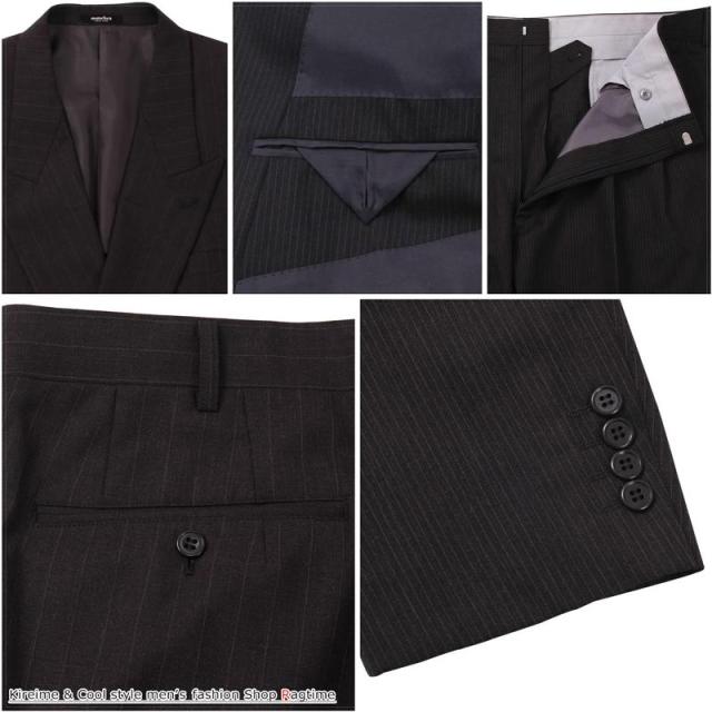 大きいサイズ ダブルスーツ メンズ スーツ 2パンツ付 BIGサイズ