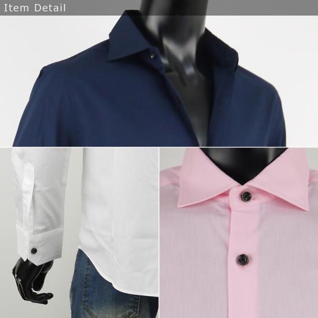 ワイシャツ メンズ ブロードシャツ ホリゾンタルカラー メンズシャツ スリム G 02の通販はau Pay マーケット ラグタイム