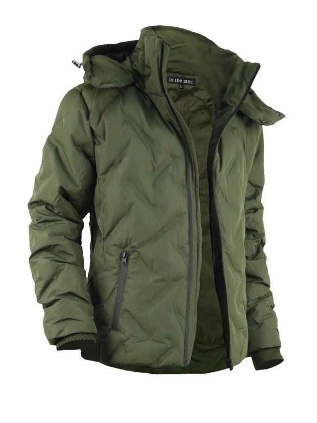 中綿ジャケット メンズ 中綿ブルゾン ボリューム スタンドカラー 冬アウター シームレス I060111-01 中綿ジャケット メンズ 中綿ブルゾン ボリューム スタンドカラー 冬