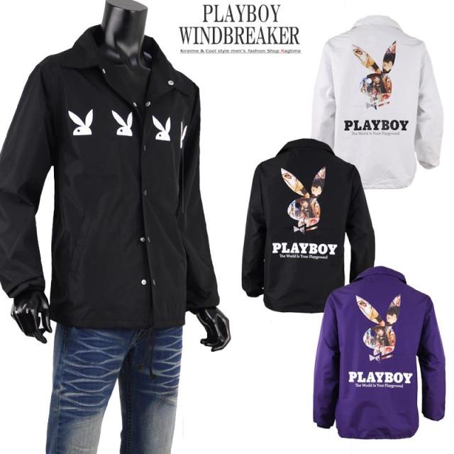 コーチジャケット メンズ Playboy ウインドブレーカー ジャケット ナイロンジャケット ブランド Q0124 02の通販はau Pay マーケット ラグタイム