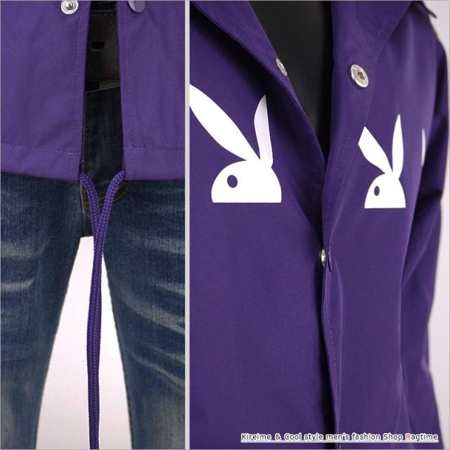 コーチジャケット メンズ Playboy ウインドブレーカー ジャケット ナイロンジャケット ブランド Q0124 02の通販はau Pay マーケット ラグタイム