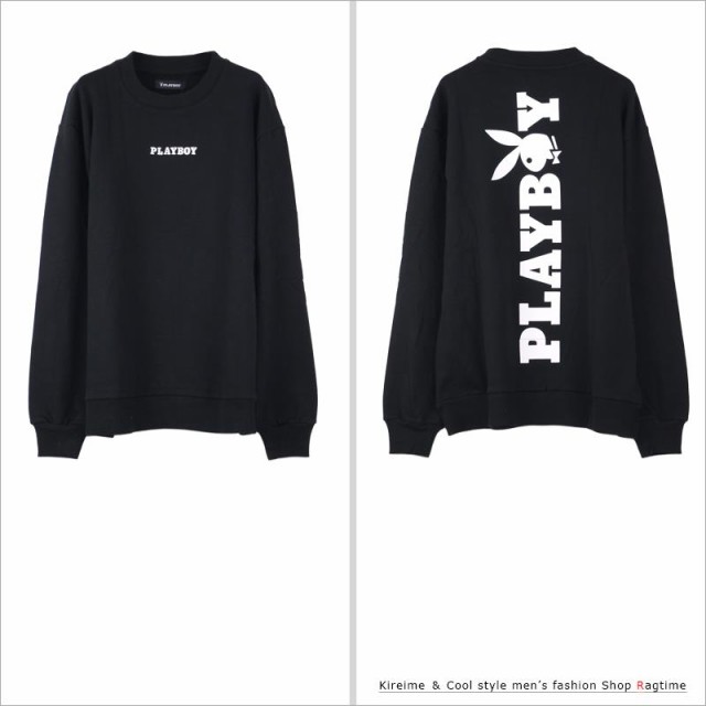 トレーナー メンズ Playboy プレイボーイ ブランド プリントトレーナー 長袖 ロングtシャツ Q0124 07の通販はau Pay マーケット ラグタイム