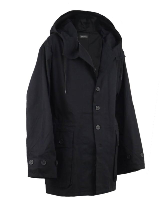 オーバーサイズ コート メンズ 薄手 ビッグシルエット フーデッド