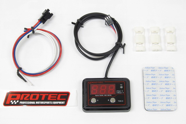 Protec プロテック 12v車専用 デジタル タコ ボルトメーターの通販はau Pay マーケット バイクパーツmotojam