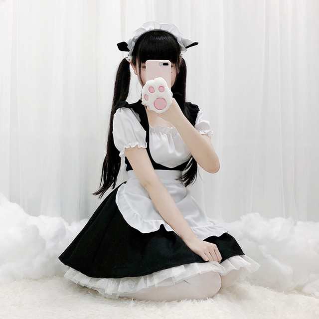 ハロウィンメイド服コスプレ猫ドレスねこ可愛いコスチューム衣装