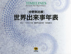 送料無料/[書籍]/世界出来事年表 分野別比較 / 原タイトル:TIMELINES/ジョン・ヘイウッド/著 蔵持不三也/監訳 石井佑樹/訳/NEOBK-2685491の通販は 9,350円