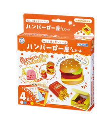[書籍]/ハンバーガー屋さんセット ネンド4色入り (ねんど押し型シリーズ)/銀鳥産業/NEOBK-2983570
