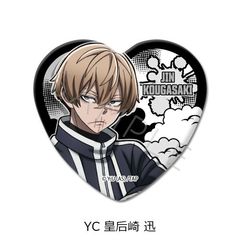 グッズ]/【2025年10月発売】TVアニメ 「桃源暗鬼」 ハート型 缶バッジ YC (