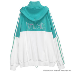 [APPAREL]/リッスンフレーバー/初音ミクジャージパーカー EMERALD (F) ゴスロリ・パンク/LISTEN FLAVOR_1