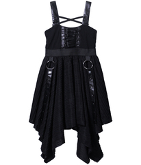 APPAREL]/セックスポットリベンジ/BLACK ROCK WASHER ワンピース 黒 (F