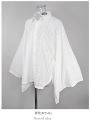 送料無料/[APPAREL]/ディオラート/[着物袖] ゴシックレース・振袖シャツ ホワイト (F) ゴスロリ・パンク/Deorart 13,970円