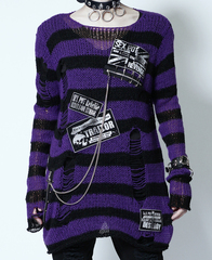 APPAREL]/セックスポットリベンジ/DESTROY PUNK CUSTOM ボーダー