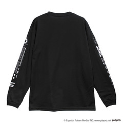 [APPAREL]/リッスンフレーバー/LISTEN FLAVOR ×初音ミクコラボ　KAITO　ロンT BLACK (F) ゴスロリ・パンク/LISTEN FLAVOR_1
