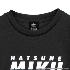 [APPAREL]/リッスンフレーバー/LISTEN FLAVOR ×初音ミクコラボ　初音ミク ロンT BLACK (F) ゴスロリ・パンク/LISTEN FLAVOR_1