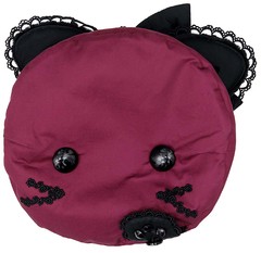 送料無料/[APPAREL]/マキシマム/ソルシエールねこちゃんのマジカル☆クシネ♪ベレー帽 ボルドー×黒 (F) ゴスロリ・パンク/MAXICIMAMの通販はその他帽子