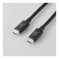 【新品/取寄品/代引不可】USB4ケーブル/C-Cタイプ/認証品/USB Power Delivery対応/240W/1.0m/の通販は 8,243円