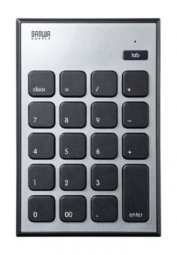 【新品/取寄品/代引不可】MAC用Bluetoothテンキー NT-MBT23BKの通販は 4,893円