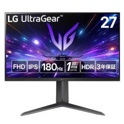 【新品/取寄品/代引不可】27インチ ゲーミングモニター(1920x1080/IPS/アンチグレア/HDMI/DP/180Hz/の通販は