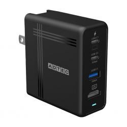 【新品/取寄品/代引不可】PD充電器/最大74W (Type-C x2、Type-A x1 & HDMI x1)/ブラック/Tyの通販は