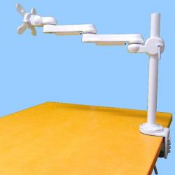 【新品/取寄品/代引不可】水平多関節アーム(クランプ取付)ホワイトモデル LA-51SC-4Q-WH LA-51SC-4Q-WH