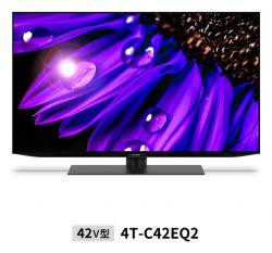 【新品/取寄品/代引不可】SHARP 42V型 4K有機ELテレビ AQUOS OLED 4T-C42EQ2 AI高画質 Goo