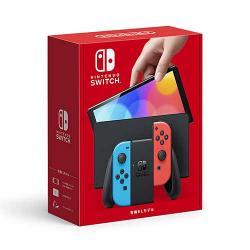 【新品/在庫あり】[ニンテンドースイッチ本体] 有機ELモデル Joy-Con(L) ネオンブルー/(R) ネオンレッド [HE