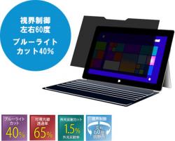 【新品/取寄品/代引不可】surface用覗き見防止フィルター IRO3 surface Pro7用マグネット式 IRO3-12の通販は